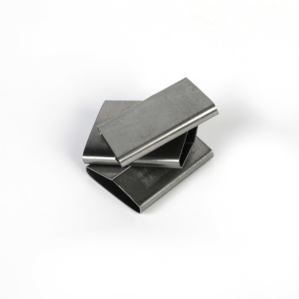 Boucle de fer d'emballage et d'étanchéité Joint de sangle en acier Boucle de fer d'emballage et d'étanchéité Joint de sangle en acier